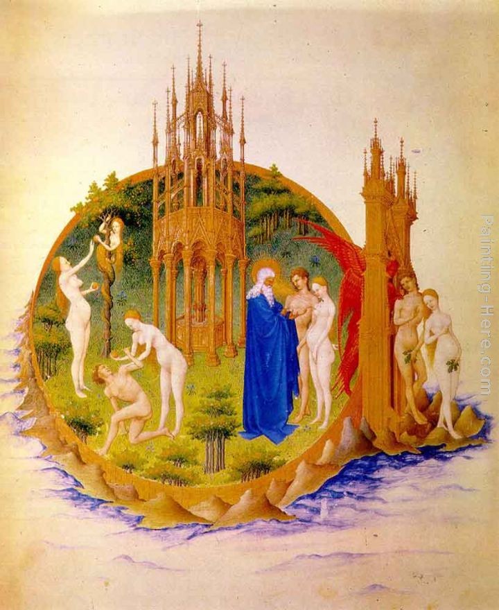 Jean Limbourg The Fall and the Expulsion from Paradise